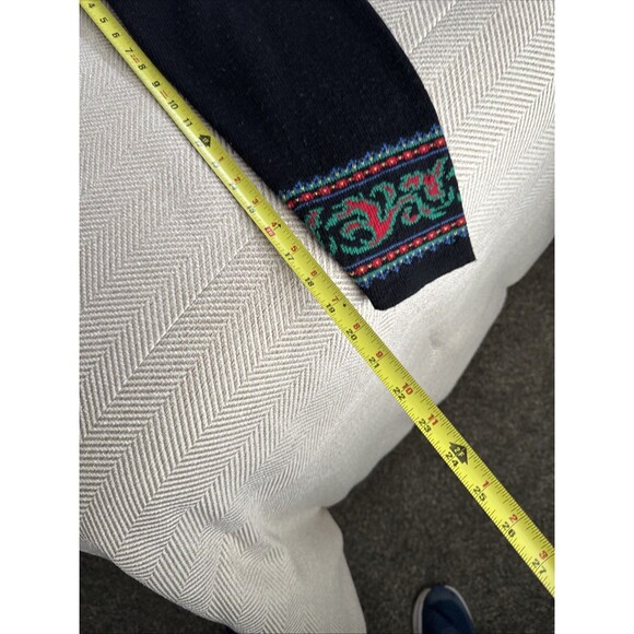 Pendleton Women’s Sweater Black Medium Cardigan Portland,OR 100% Virgin Wool USA - Picture 10 of 12